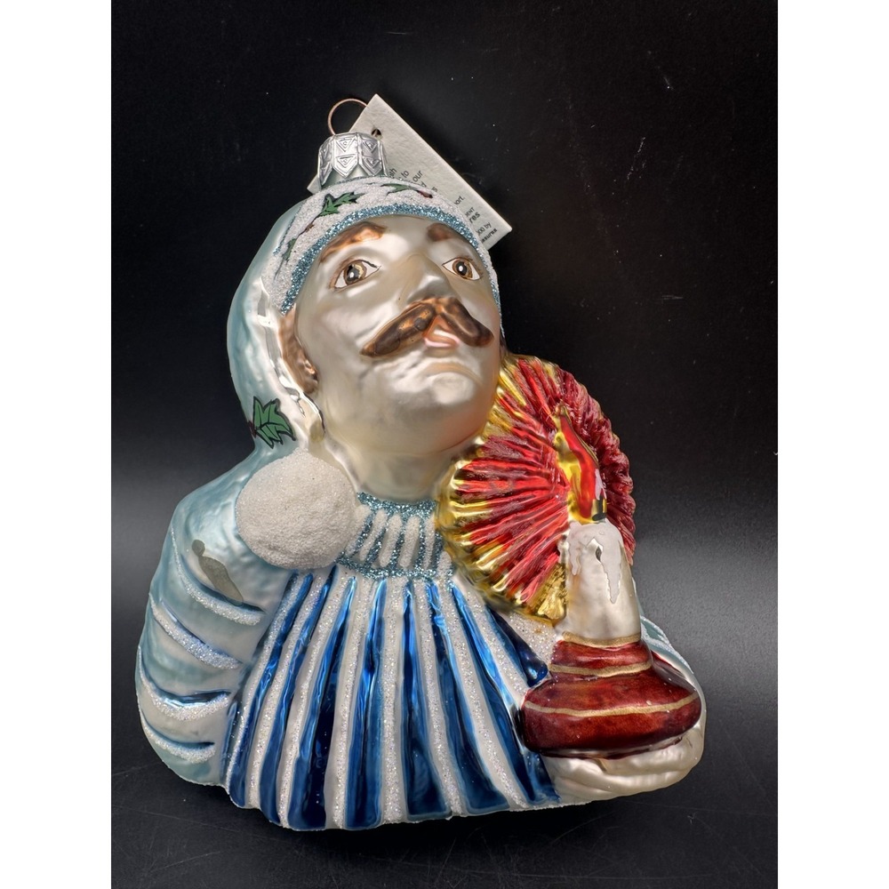 SLAVIC TREASURES IN MY CAP ORNAMENT 4.5" A CHRISTMAS CAROL #545/2800 Night befor